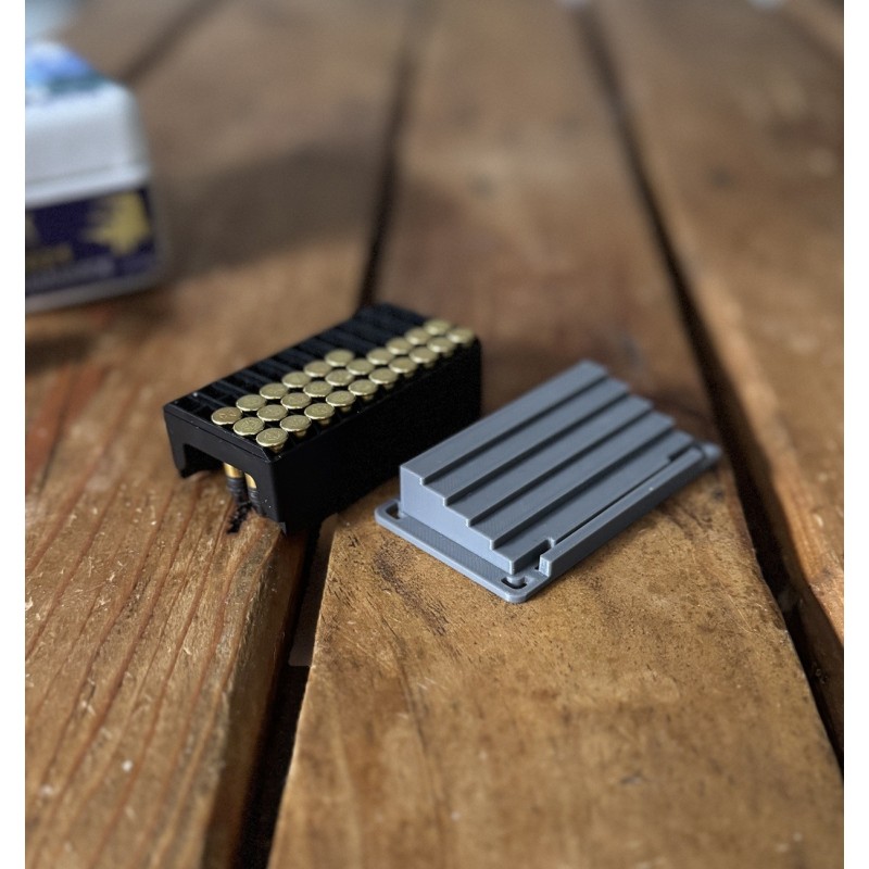 Magnetischer Halter für .22lfB Munitionsentnahmehilfe